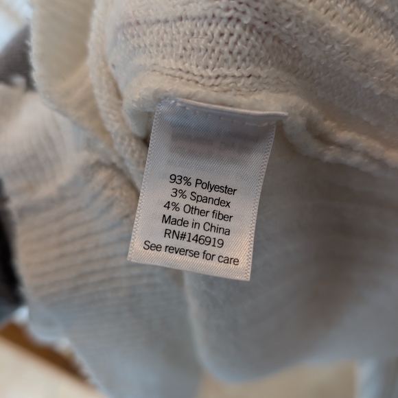 Cream Ribbed Button Up Cardigan - Picture 5 of 7